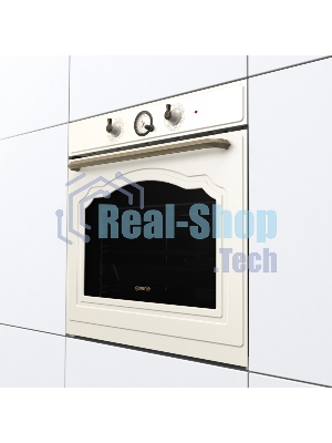 Встраиваемая электрическая духовка GORENJE/раиваемая электрическая духовка,ширина 60 см,объем 77л,пиролитическая эмаль,слоновая кость