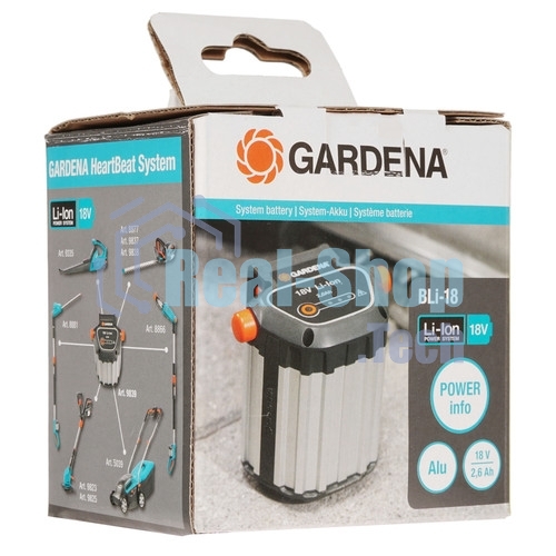 Аккумулятор для Gardena 8835-20, 8835-U, 8839-20 3000mAh 18V Li-ion