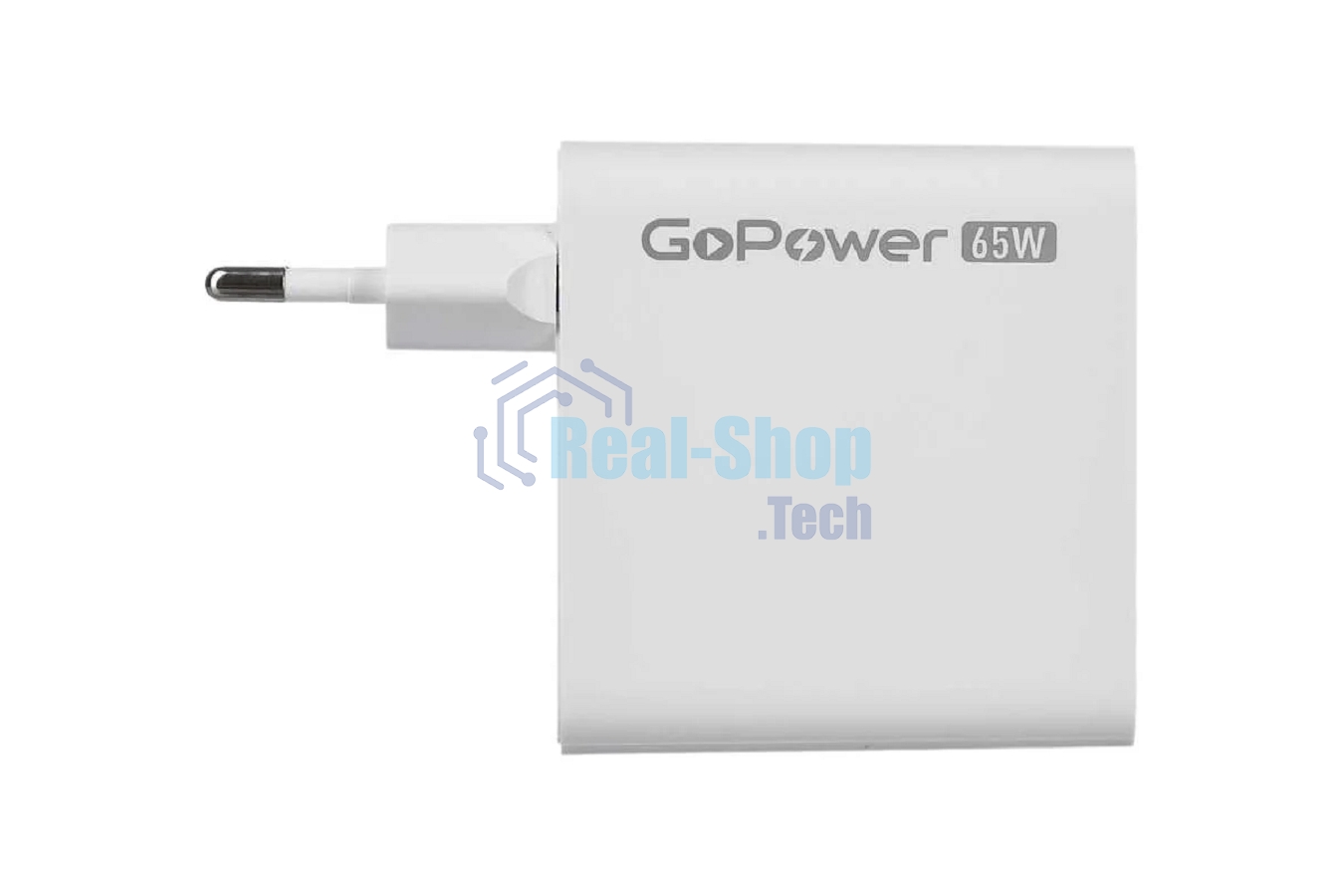 Сетевое зарядное устройство GOPOWER 1USB+2TYPE-C 65W QC3.0 GAN белый