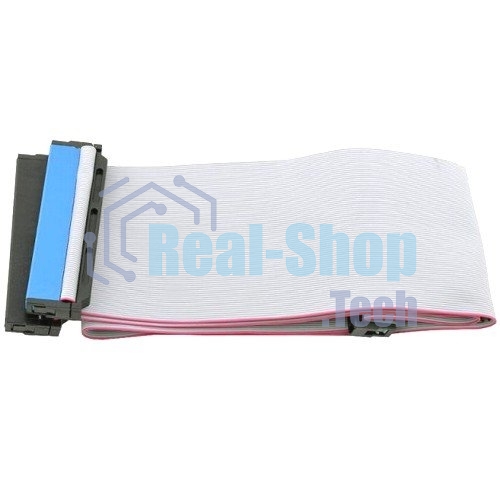 Шлейф IDE UDMA66/100/133 Cablexpert CC-EIDE/66, 2 устр., 80 жил, 48см, пакет