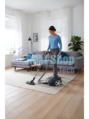 Пылесос Philips FC9331/09 черный/синий, 237/900 Вт, уборка сухая, пылесборник контейнер 1.5 л