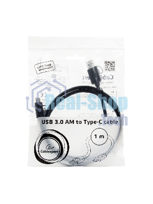 Кабель Cablexpert CCP-USB3-AMCM-1M Кабель USB3.0 AM/USB3.1TypeC, 1м