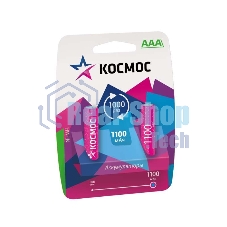 Аккумулятор Космос KOCR03NIMH(1100MAH)R03 NiMn 1100мА·ч (блист.2шт.) Цена за 1шт