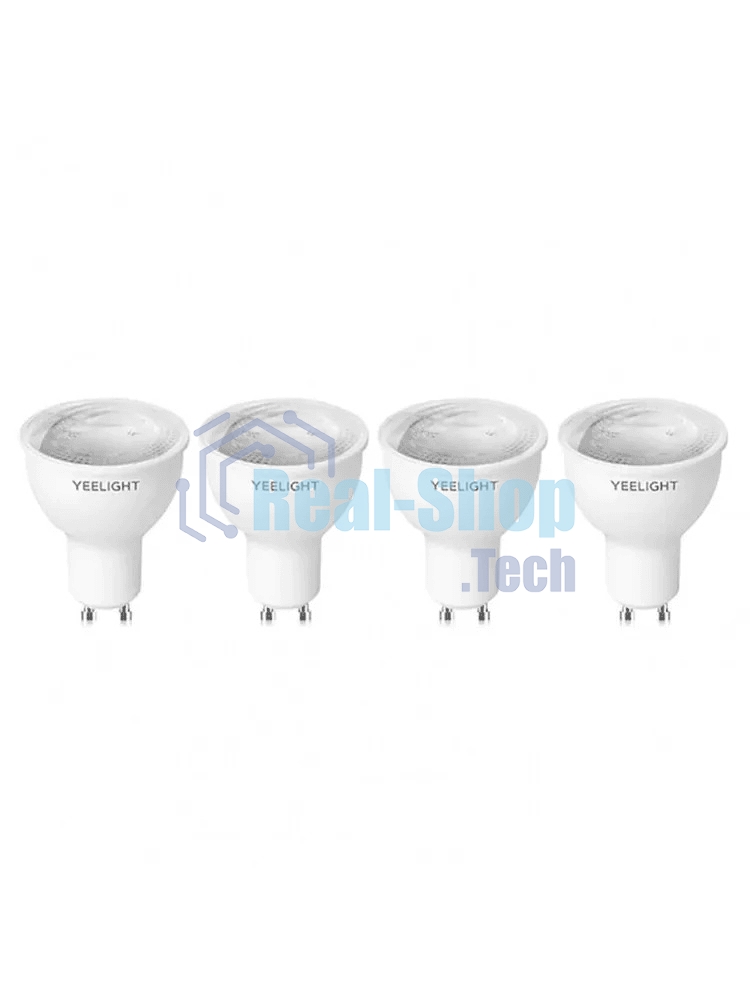 Умная светодиодная лампочка Yeelight GU10 Smart bulb W1(Diммable) - упаковка 4 шт.