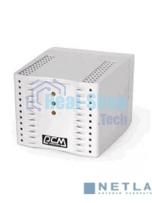  Стабилизатор напряжения Powercom Voltage Regulator, 2000VA, White, Schuko