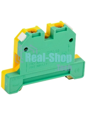 Зажим наборный ЗНИ-10PEN 10кв.мм (JXB-земля) IEK YZN20-010-K52
