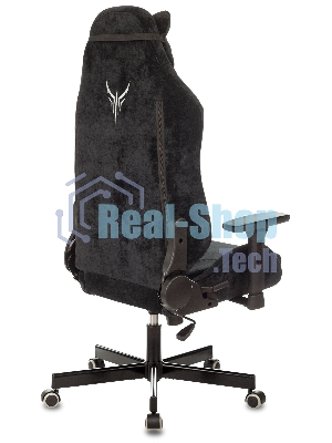 Кресло игровое Бюрократ Knight N1 Fabric черный Light-20, с подголов. крестовина металл