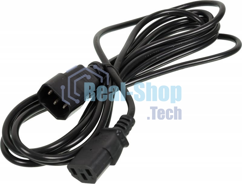 Кабель-удлинитель питания Ningbo AN23-1008-3 IEC320-C13/IEC320-C14 3м