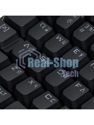 Клавиатура проводная A4 B975 механическая черный USB Gamer LED (подставка для запястий)