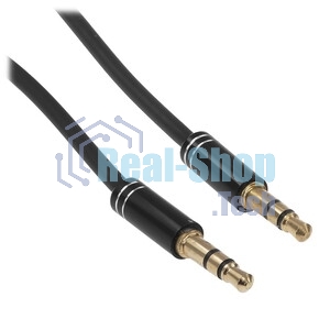 Кабель аудио Cablexpert CCAB-02-35MM-2MB, 3.5 Jack (M)/3.5 Jack (M), черный, 2м, блистер