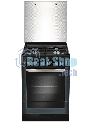 Плита газовая Gefest ПГ 6300-02 0046 черный, конфорок 4 шт, духовка 52 л, 60 см x 85 см x 60 см