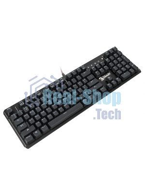 Клавиатура проводная A4 B975 механическая черный USB Gamer LED (подставка для запястий)