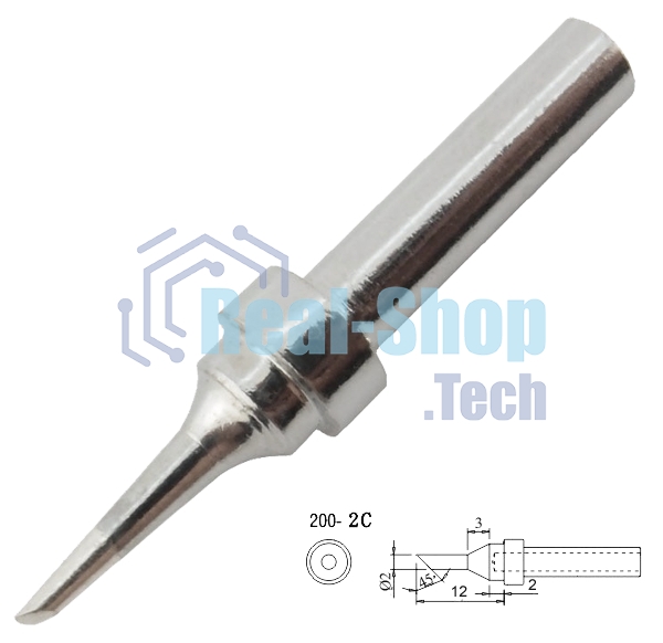 Жало паяльное Quick QK200-T-2C