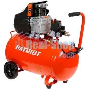 Компрессор Patriot EURO 50/2601.8кВт 220В 260л/мин 50л выход быстросъем елочка 8мм