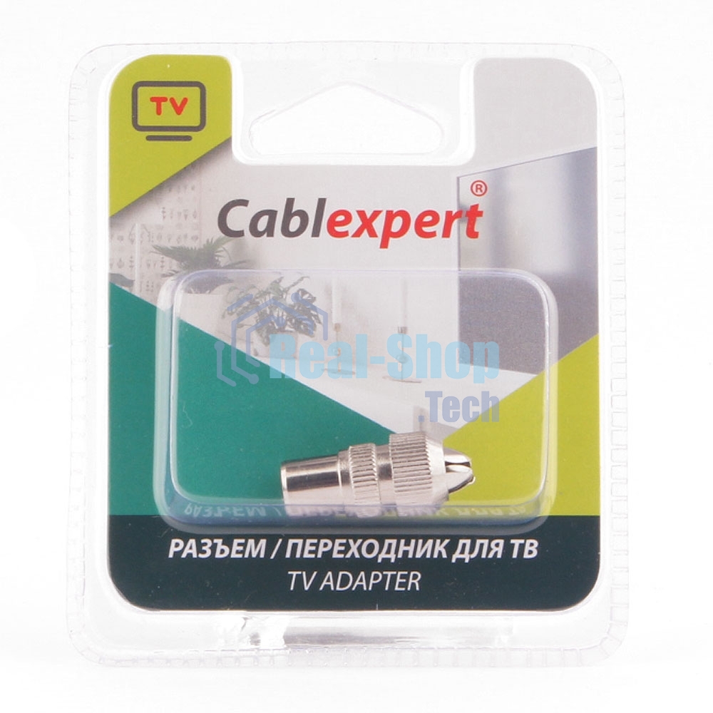 Разъем Cablexpert TVPL-03, TV (папа), блистер