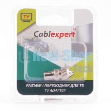 Разъем Cablexpert TVPL-03, TV (папа), блистер