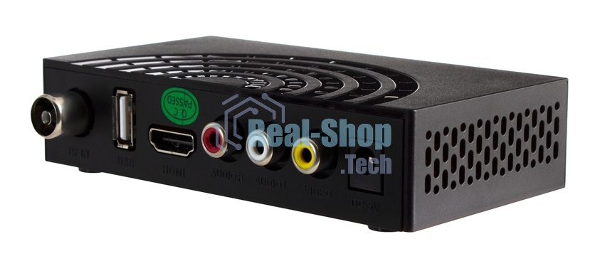 Приставка для цифрового ТВ Hyundai H-DVB440 черный, DVB-T2, DVB-T, DVB-C, HDMI, USB 2.0 x2