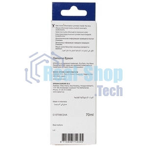 Контейнер с голубыми чернилами Epson C13T09C24A
