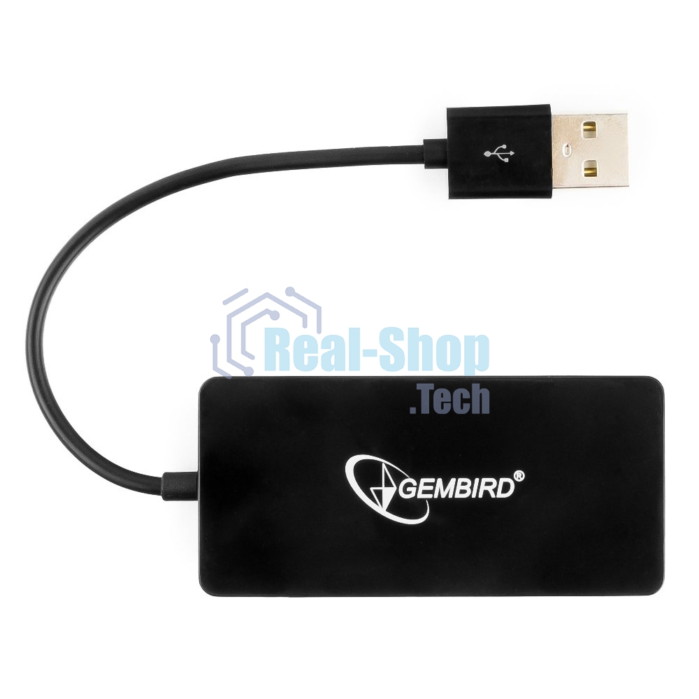 USB-концентратор Gembird UHB-U2P4-03, USB 2.0, USB 4 порта, USB
