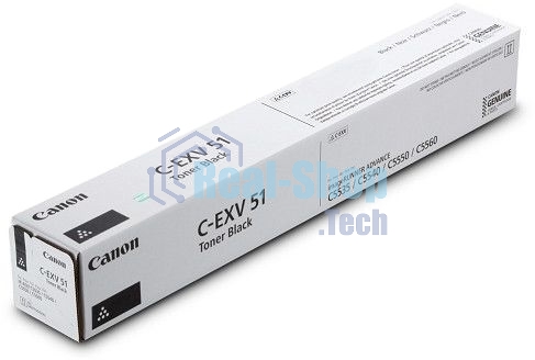 Картридж лазерный Canon C-EXV 51 черный (69 000 стр) для Canon imageRUNNER ADVANCE C5535/C5535i/C5540i/C5550i/C5560i