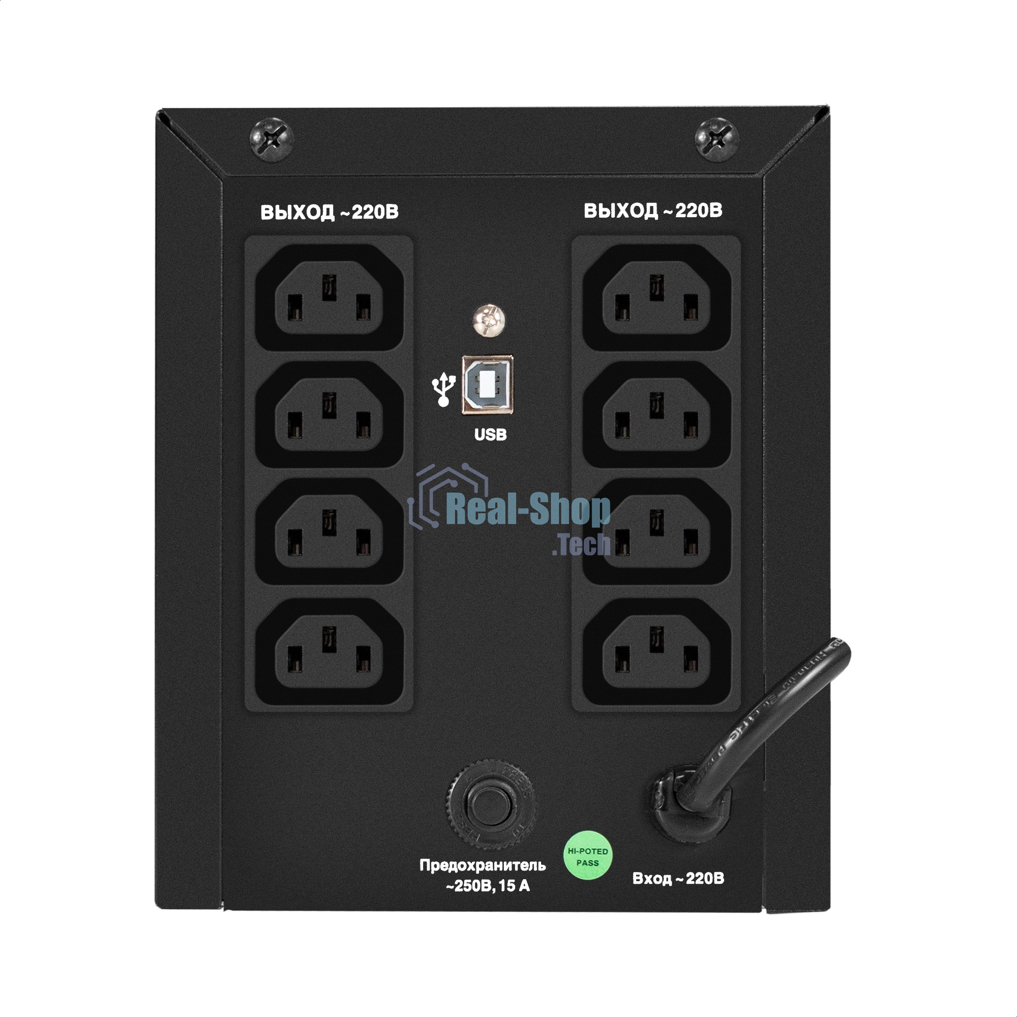 Источник бесперебойного питания ExeGate Smart LB-2000.LCD.AVR.8C13.USB (2000VA/1200W, цветной LCD, AVR, 8*C13, USB, батарея 12V 9Ah - 2 шт., металлический корпус, Black)