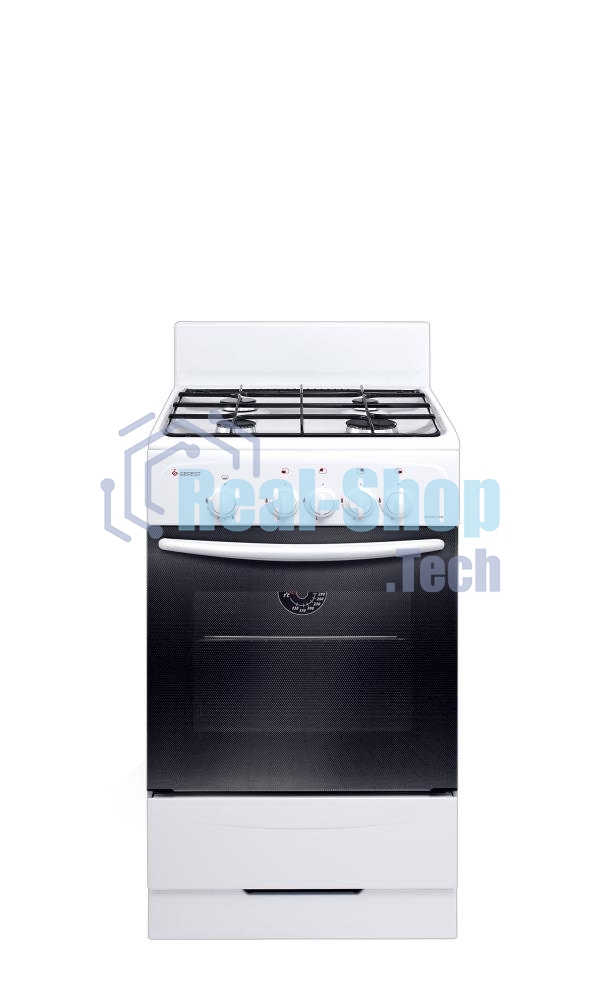 Плита газовая Gefest ПГ 3200-08 белый, конфорок 4 шт, духовка 42 л, 50 см x 85 см x 53 см