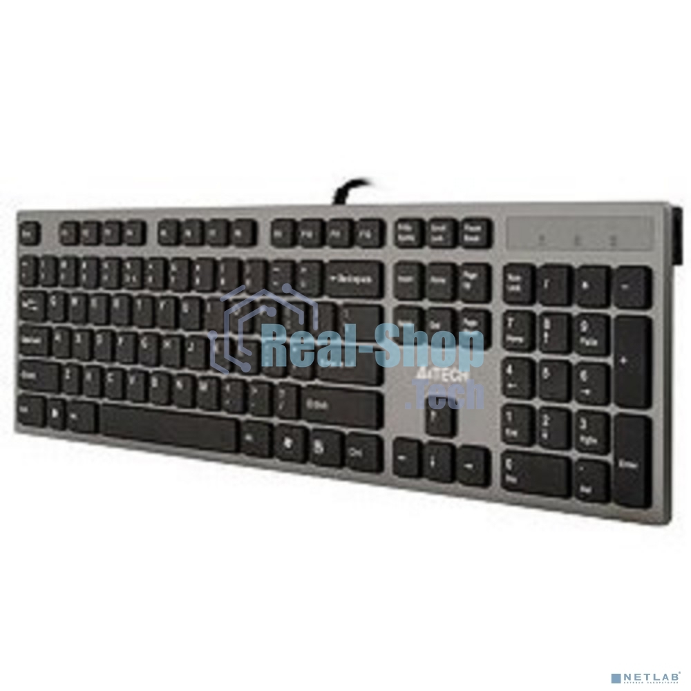 Клавиатура A4Tech KV-300H проводная, USB Type-A, серый
