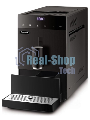 Кофемашина автоматическая Vitek Metropolis VT-8700 черный, зерновой кофе, 1.2 л, 1350 Вт, 20 Бар