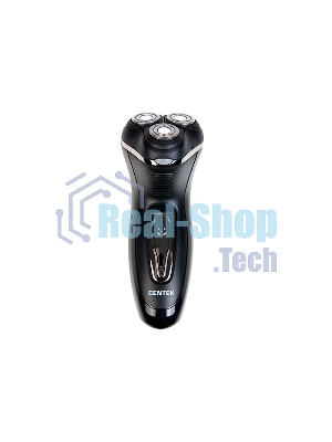 Электробритва Centek CT-2166 (хром/черный) ротор, АККУМУЛЯТОР + РАБОТА ОТ СЕТИ,триммер