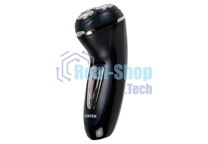 Электробритва Centek CT-2166 (хром/черный) ротор, АККУМУЛЯТОР + РАБОТА ОТ СЕТИ,триммер