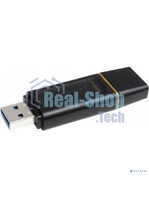 Флешка USB Kingston DataTraveler Exodia (DTX/128GB), 128Gb, USB 3.2 Gen 1, R/W 200/60, черный/желтый