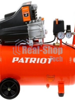 Компрессор Patriot EURO 50/2601.8кВт 220В 260л/мин 50л выход быстросъем елочка 8мм