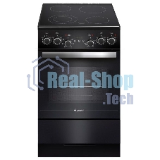 Плита электрическая Gefest ЭП Н Д 5560-03 0057 черный, конфорок 4 электрических, духовка 55 л, 50 см x 85 см x 58.5 см