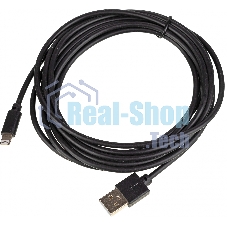 Кабель USB (m)-Lightning (m) 3м черный