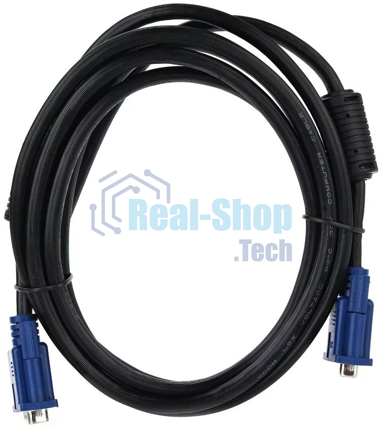 Кабель-удлинитель видео Premier 5-960EXT VGA (m)/VGA (f) 3м. феррит.кольца черный (5-960EXT 3.0)