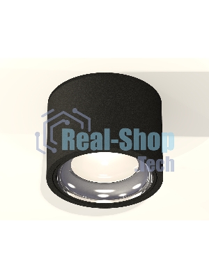 Светильник Ambrella Light XS7511011 SBK/PSL черный песок/серебро полированное MR16 GU5.3 (C7511, N7023)