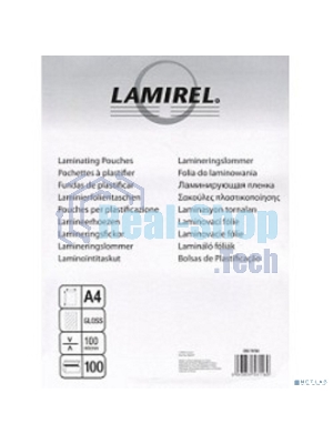 Пленка для ламинирования Lamirel 100мкм A4 (100 шт) глянцевая (LA-78658)