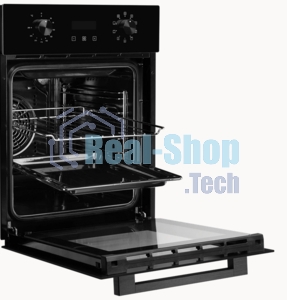 Духовой шкаф электрический Monsher MOE 4592 Noir ширина 45 см, High-Tech, 50 л, гидролизная очистка, 9 режимов, черный