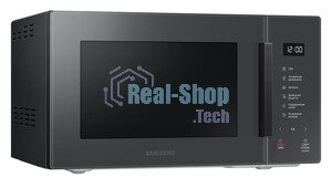 Микроволновая печь Samsung MS23T5018AC/BW антрацит, 23 л, 800 Вт, переключатели - сенсор