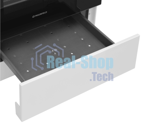 Плита электрическая Maunfeld MEC55CW07 белый, конфорок 4 шт, духовка 60 л, 50 см x 85 см x 60 см