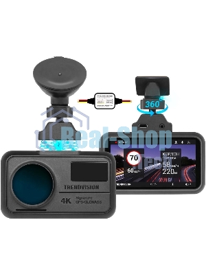 Видеорегистратор TrendVision TDR-725 Real 4K Max, 3840x2160, 3