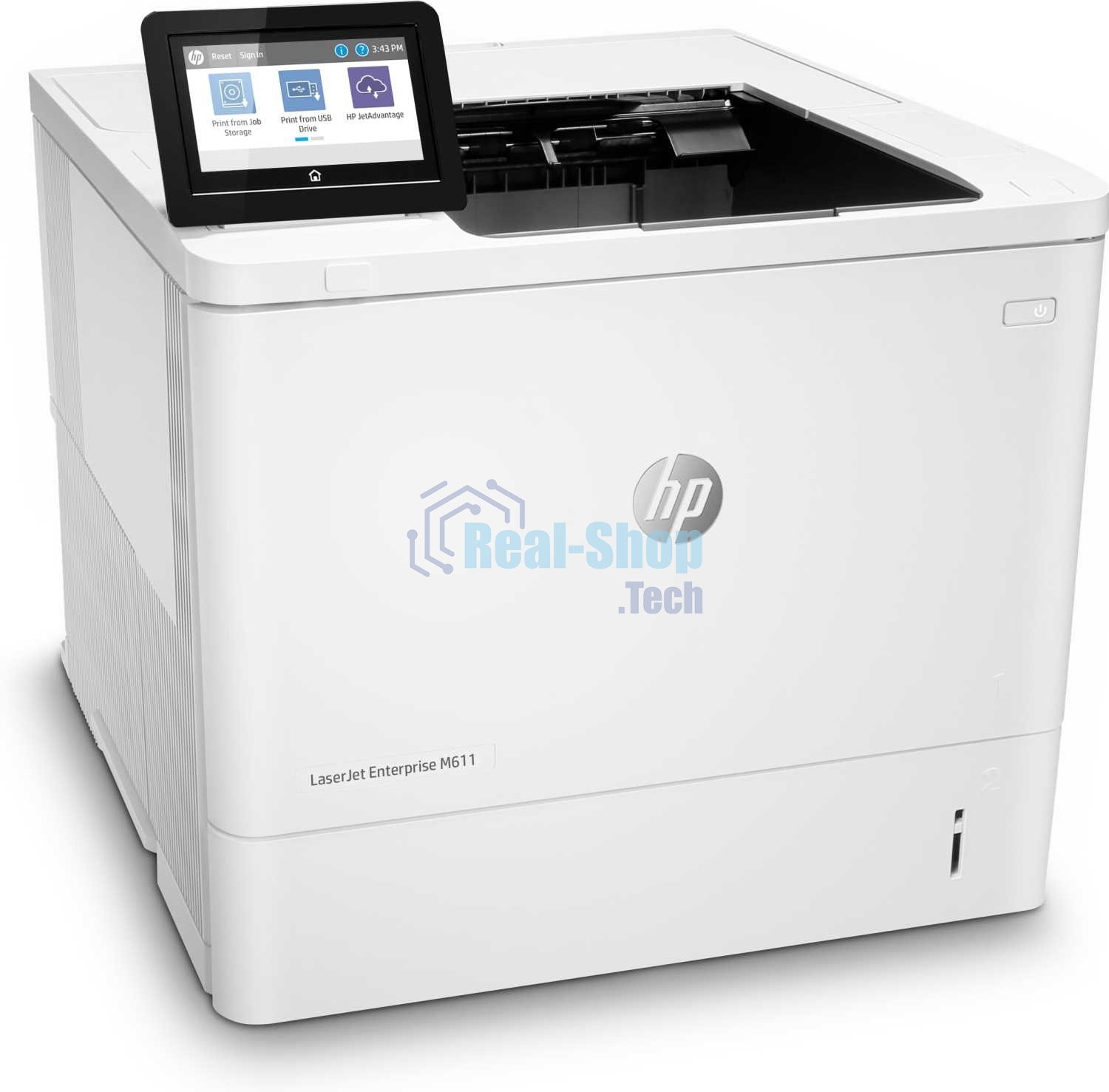Принтер лазерный HP LaserJet Enterprise M611dn (7PS84A), A4, ч/б, печ. до 61 стр/мин., 1200 x 1200 dpi, USB, RJ-45