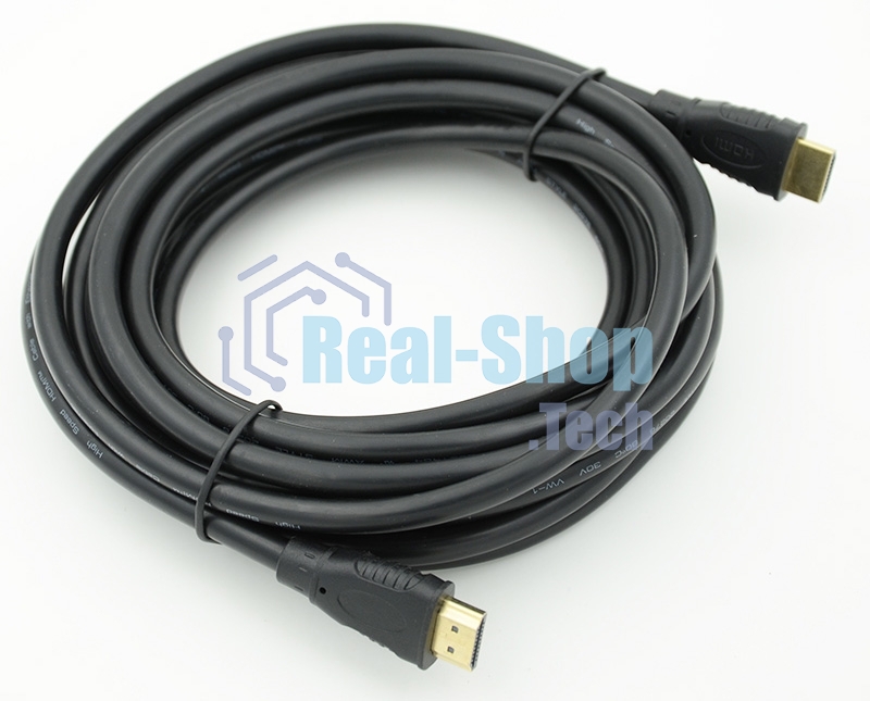 Кабель аудио-видео Behpex HDMI (m)/HDMI (m) 5м. черный ver1.4