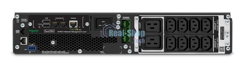 Источник бесперебойного питания APC Smart-UPS SRT / 2200ВА / 1980Вт / IEC320 С13x8, IEC320 С19x2