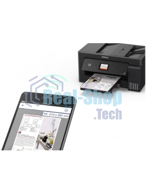 МФУ струйное Epson L14150, (C11CH96404/C11CH96505/C11CH96403/C11CH96502/C11CH96507), A3, цветной, печ. 38 стр/мин (ч/б) 24 стр/мин (цв.), 1200 x 4800 dpi (печать) 1200x2400dpi (скан.), USB, RJ-45, Wi-Fi