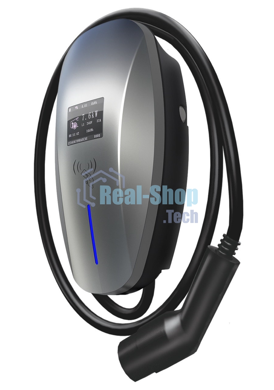 Зарядная станция S'OK 7kW WIFI APP OCPP1.6J Type2 (SHM10132TP27KW-5)