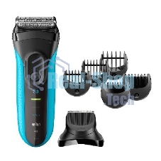 Электробритва сетчатая Braun 3010BT синий/черный