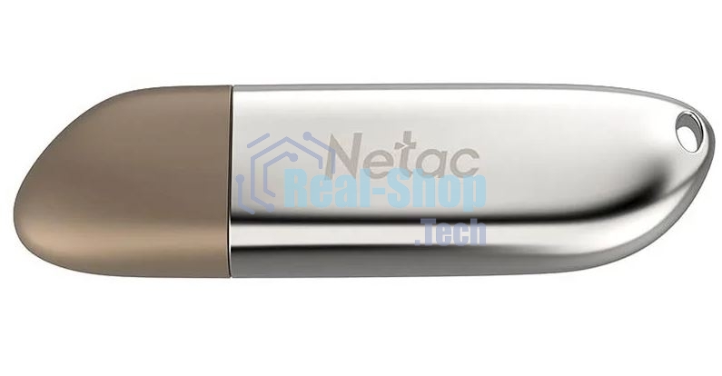Флешка USB Netac U352 (NT03U352N-032G-20PN), 32Gb, USB 2.0, R/W 50/15, серебристый