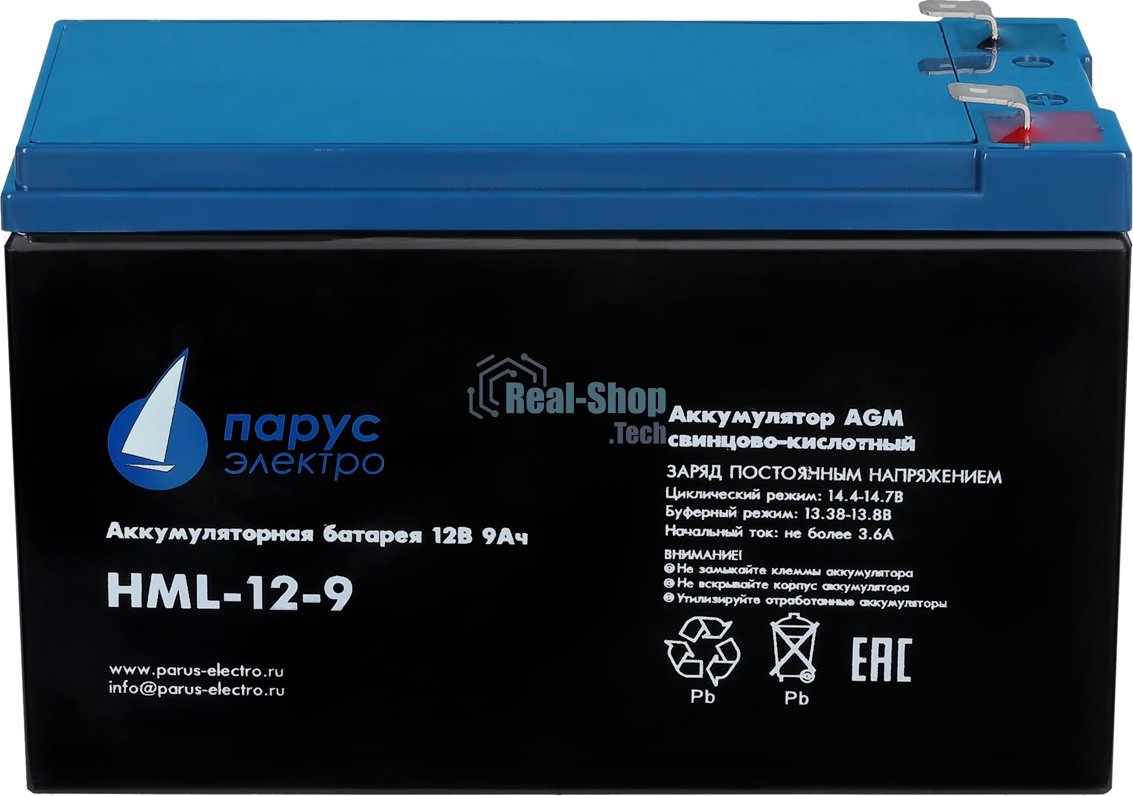 Батарея для ИБП Парус Электро, профессиональная серия HML-12-9