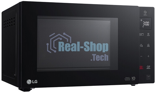 Микроволновая печь LG MB63W35GIB черный, 23 л, 1000 Вт, переключатели - сенсор